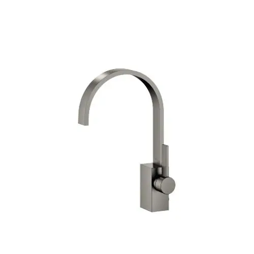 Dornbracht-MEM-Waschtisch-Einhandbatterie-mit Ablaufgarnitur-Ausladung 200mm-Dark Platinum gebürstet, 33501782-99, Artikel in Kategorie